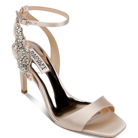Badgley Mischka Shoes - Badgley Mischka Women's Tisha Embellished Heeled Sandals